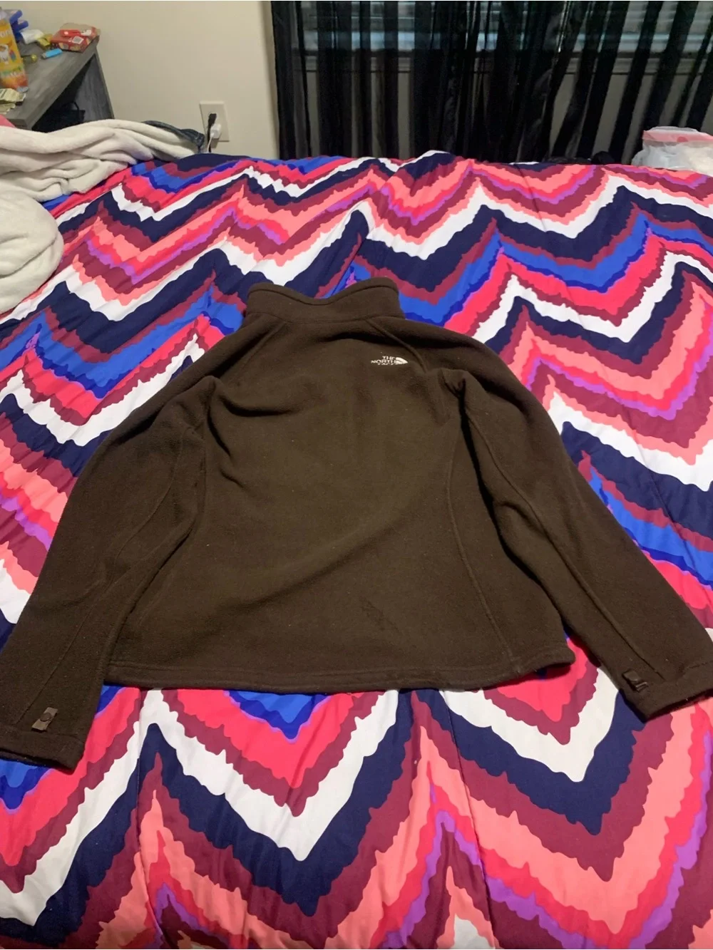 The North Face Brown Full-Zip Fleece Jacket